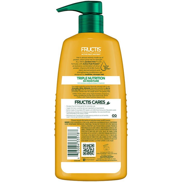 Fructis Triple Nutrition Conditioner 33.8 floz back